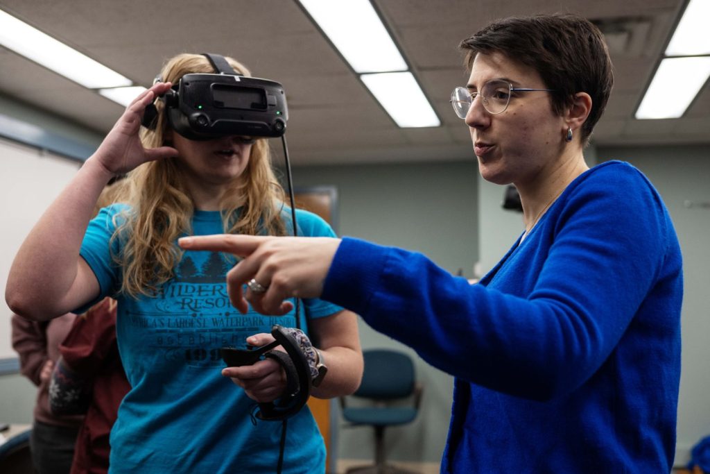 on Thursday, March 6, 2025, in Magrath Library. (Photo/Adria Carpenter)