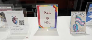 HSL monthly book display: Pride