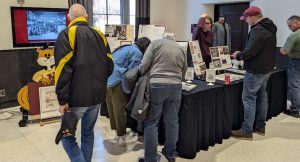 University Archives table at Veterans Appreciation Event. 