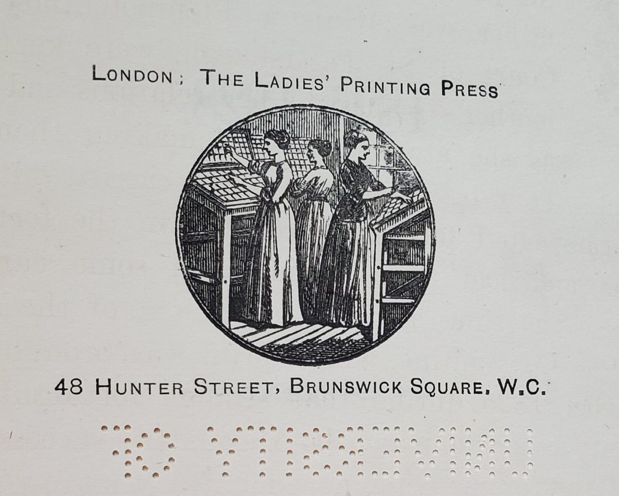 Logo of The Ladies' Printing Press