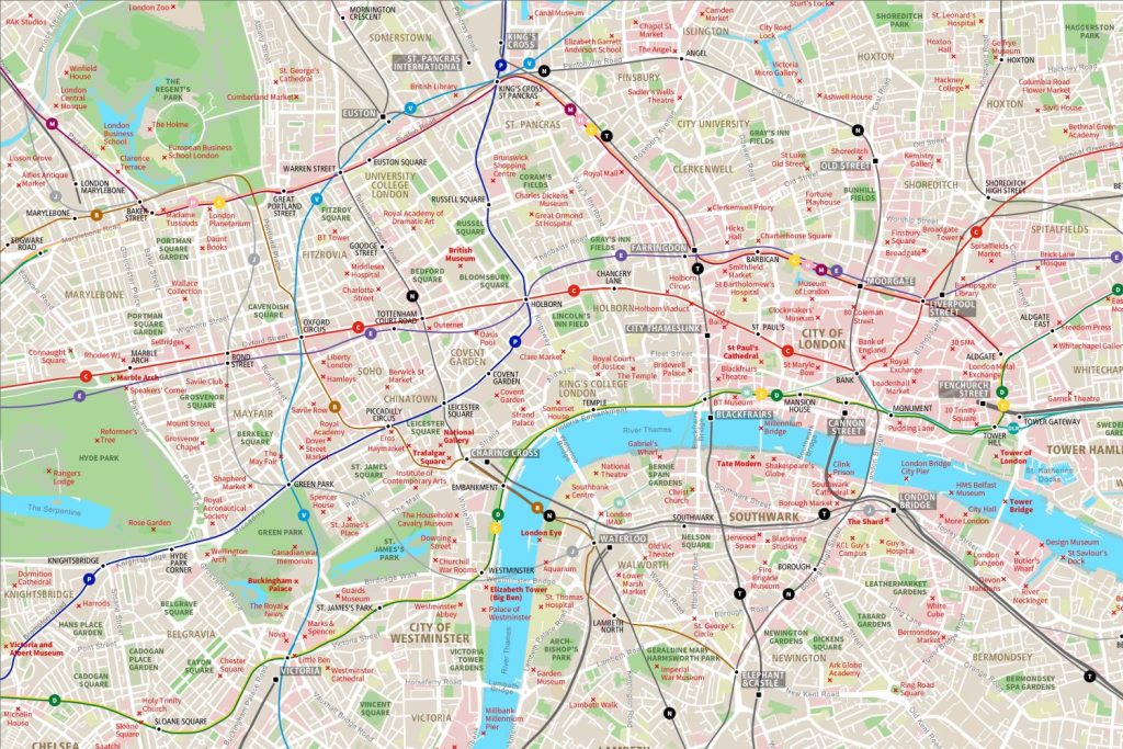 "A Map of London" by Zhaoxu Sui at Penn State University.