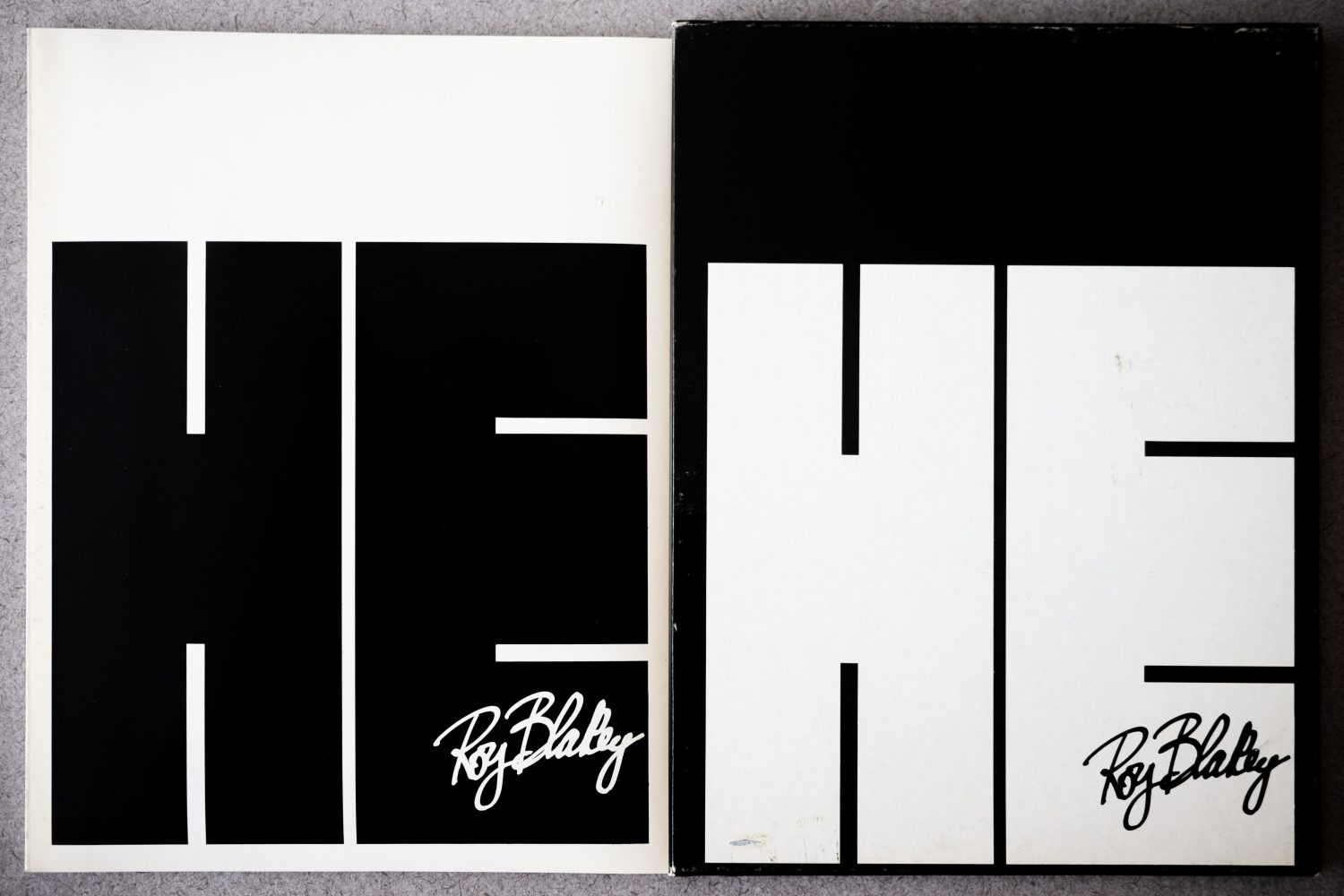The cover of Roy Blakey's photo book, "He," photographed on Friday, May 22, 2026, in Minneapolis, Minnesota. (Photo/Adria Carpenter)