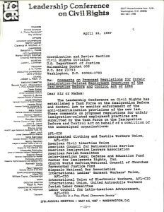 Letter from the archives